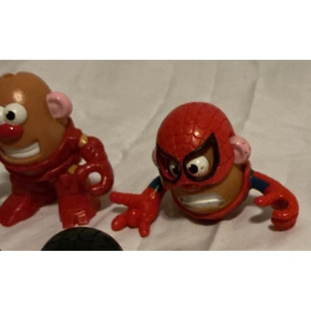 Lot of 3 Mini Mr Potato Head Marvel Mixable Mashable Heroes Incomplete - Picture 3 of 10